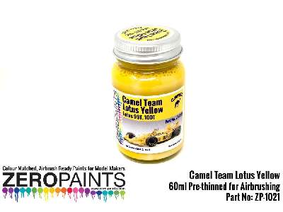 1021 - Team Camel Lotus Yellow (99t -100t) Paint - zdjęcie 2
