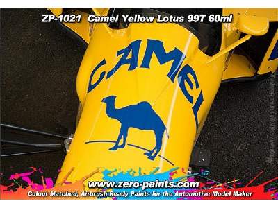 1021 - Team Camel Lotus Yellow (99t -100t) Paint - zdjęcie 4