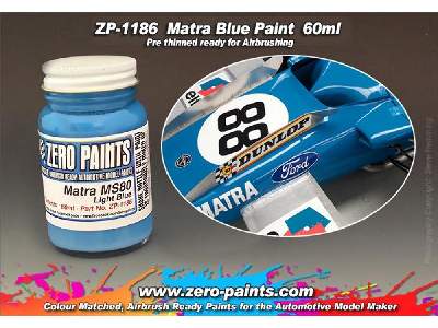 1186 - Matra Ms80 Light Blue Paint - zdjęcie 1