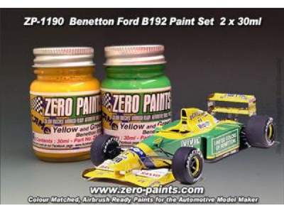 1190 - Benetton Ford B192 Paint Set - zdjęcie 1