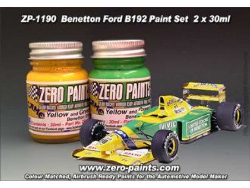 1190 - Benetton Ford B192 Paint Set - zdjęcie 1 1190 - Benetton Ford B192 Paint Set - zdjęcie 1