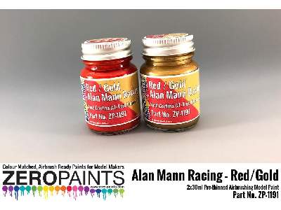 1191 - Alan Mann Racing Paints Red/Gold - zdjęcie 2