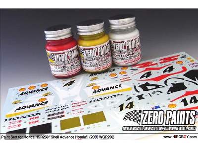 1215 - Honda Nsr250 Shell Advance Honda Paint Set - zdjęcie 1