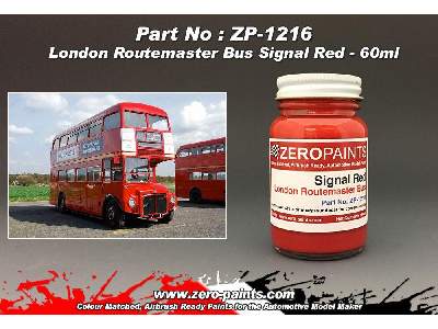 1216 - London Routemaster Bus Red Paint - zdjęcie 2