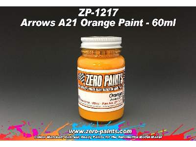 1217 - Arrows A21 Orange Paint - zdjęcie 1