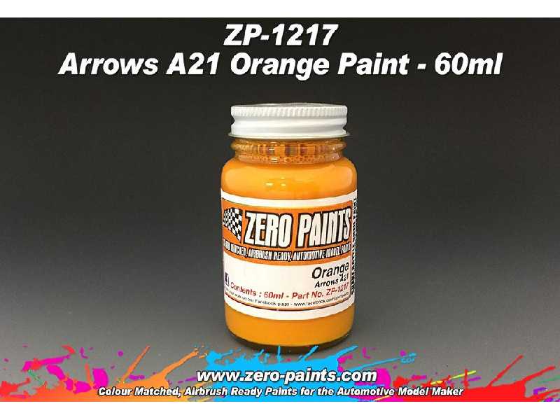 1217 - Arrows A21 Orange Paint - zdjęcie 1