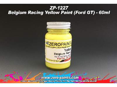 1227 - Belgium Racing Yellow Paint (Ford Gt) - zdjęcie 1