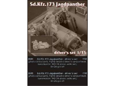 Jagdpanther - driver's set for Dragon - zdjęcie 1