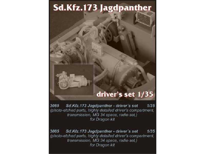 Jagdpanther - driver's set for Dragon - zdjęcie 1 Jagdpanther - driver's set for Dragon - zdjęcie 1