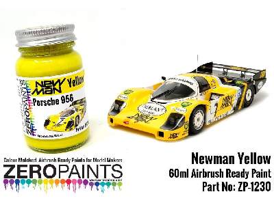 1230 - Newman Porsche Yellow Paint - zdjęcie 1