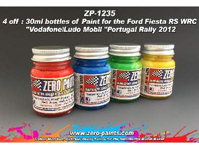 1235 - Vodafone/Ludo Mobil Rally Car Paint Set 4 - zdjęcie 1