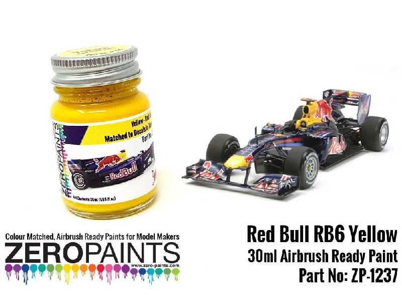 1237 - Yellow (Decal Matched) Red Bull Paint - zdjęcie 1