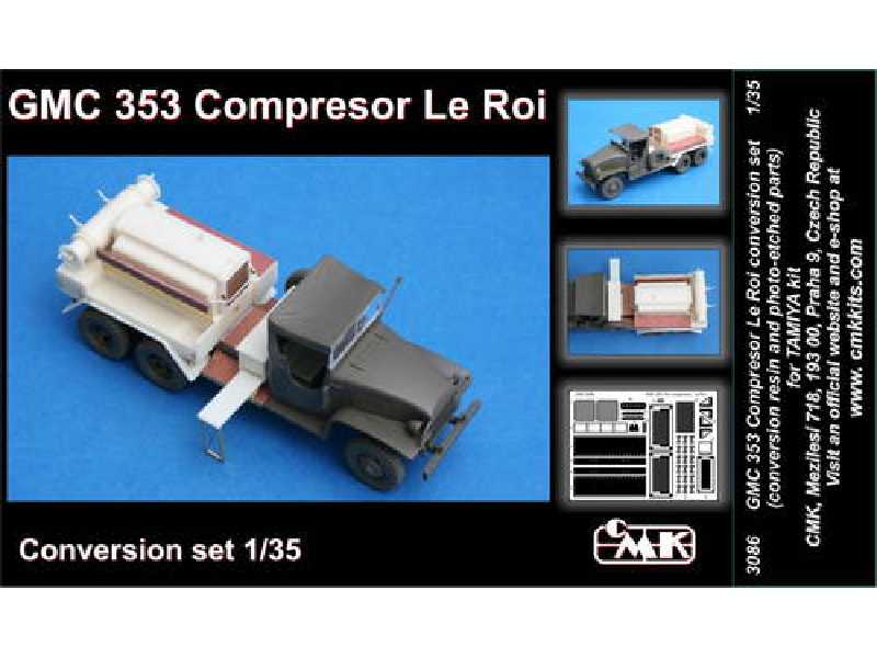 GMC 353 Compresor Le Roi - conversion set for Tamiya Kit - zdjęcie 1 GMC 353 Compresor Le Roi - conversion set for Tamiya Kit - zdjęcie 1