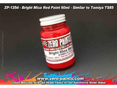 1254 - Bright Mica Red Paint (Similar To Tamiya Ts85) - zdjęcie 1