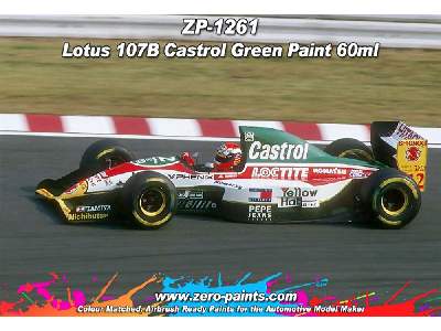 1261 - Lotus 107b Castrol Green Paint - zdjęcie 2