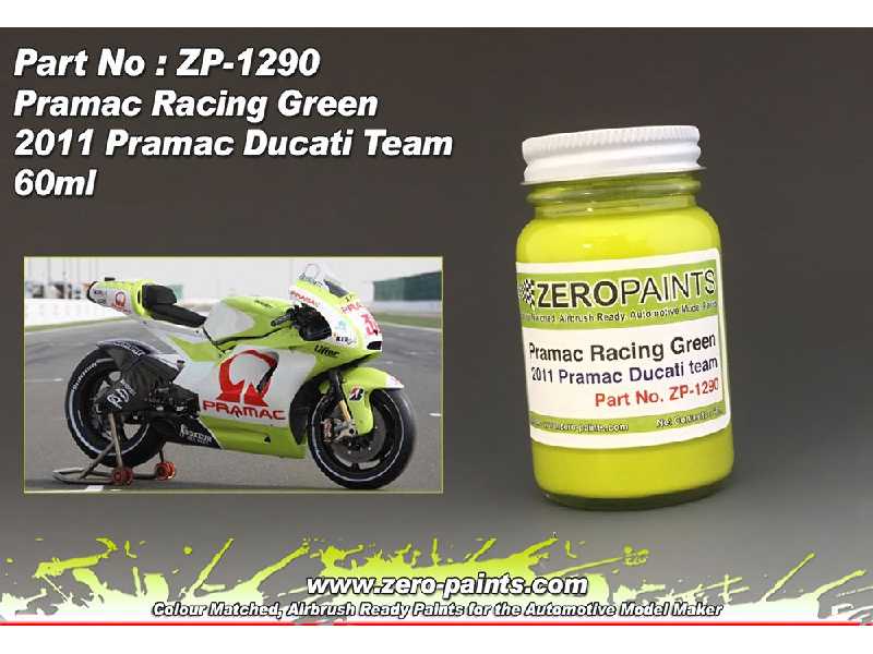 1290 - Pramac Racing Green Paint - 2011 Pramac Ducati Team - zdjęcie 1 1290 - Pramac Racing Green Paint - 2011 Pramac Ducati Team - zdjęcie 1