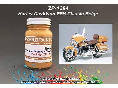 1294 - Beige - Harley Davidson Flh Classic - zdjęcie 1