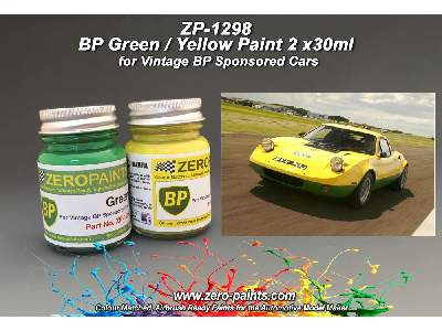 1298 - Bp Green And Yellow Paints - zdjęcie 1