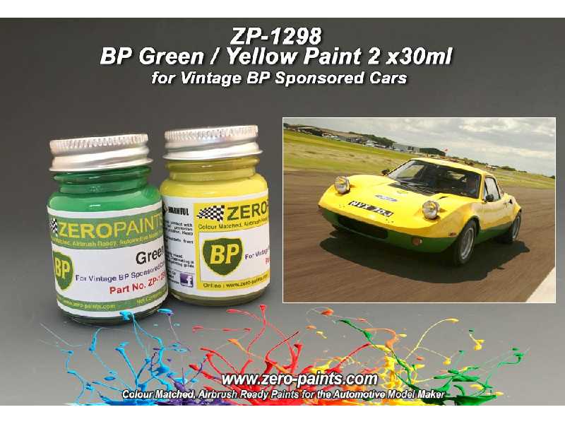 1298 - Bp Green And Yellow Paints - zdjęcie 1