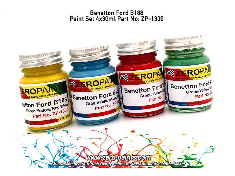 1300 - Benetton Ford B188 Paint - zdjęcie 1 1300 - Benetton Ford B188 Paint - zdjęcie 1