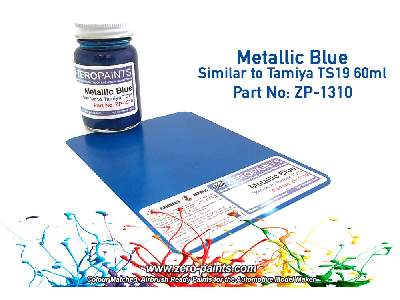 1310 - Metallic Blue Paint (Similar To Ts19) - zdjęcie 1