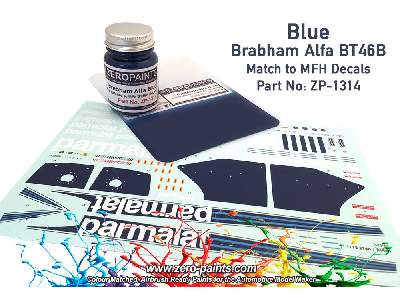1314 - Brabham Alfa Bt46b Blue Paint - zdjęcie 1