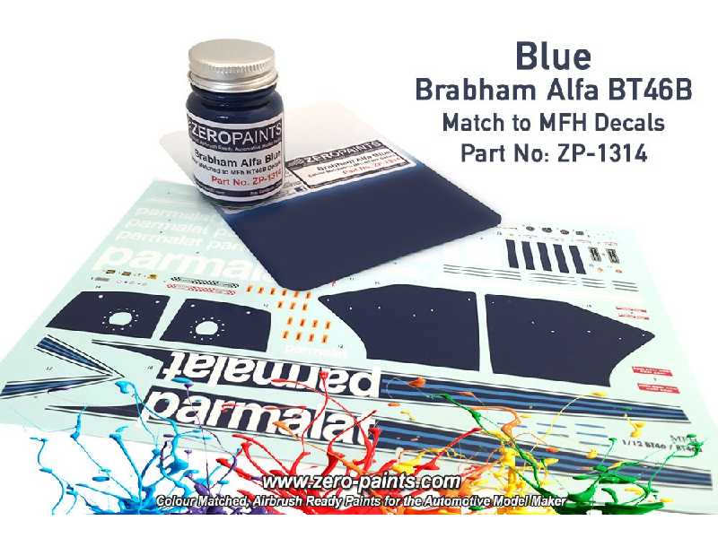 1314 - Brabham Alfa Bt46b Blue Paint - zdjęcie 1 1314 - Brabham Alfa Bt46b Blue Paint - zdjęcie 1