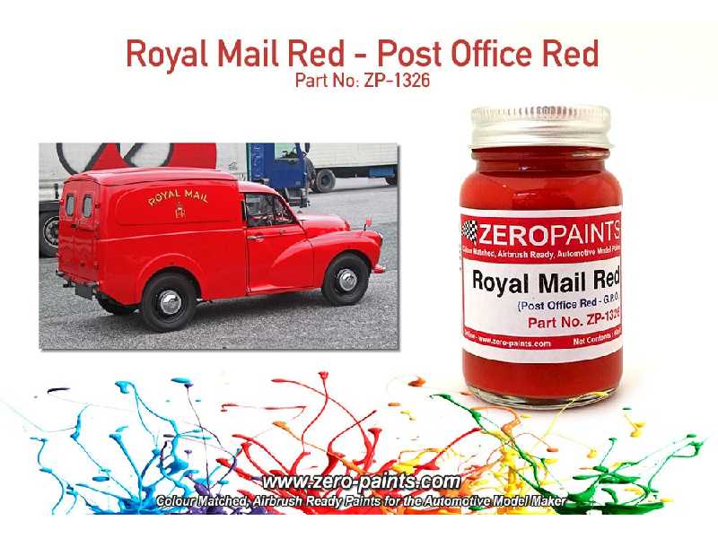 1326 - Royal Mail (Post Office) Red Paint - zdjęcie 1