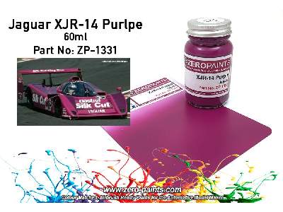 1331 - Jaguar Xjr-14 Purple Paint - zdjęcie 1