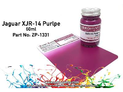 1331 - Jaguar Xjr-14 Purple Paint - zdjęcie 2