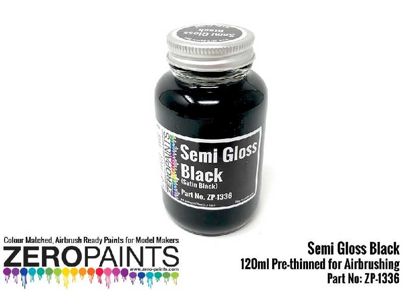 1336 - Semi-gloss Black Paint - zdjęcie 1
