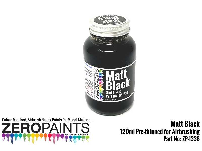 1338 - Matt Black Paint - zdjęcie 1 1338 - Matt Black Paint - zdjęcie 1