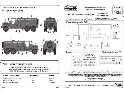 GMC 353 Arfield Fuel Tank - conversion set for Tamiya - zdjęcie 4