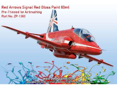 1363 Red Arrows - Signal Red Gloss Paint - zdjęcie 1