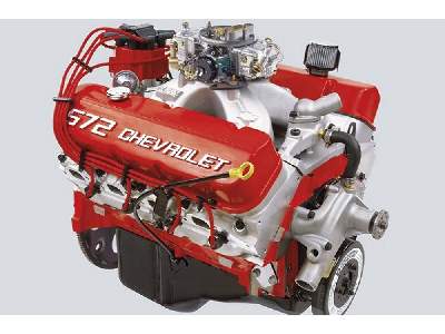 1393 - Chevy Usa Red Engine Paint - zdjęcie 2