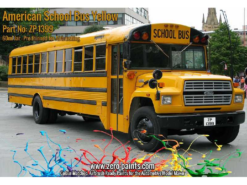 1399 - American School Bus Yellow Paint - zdjęcie 1 1399 - American School Bus Yellow Paint - zdjęcie 1