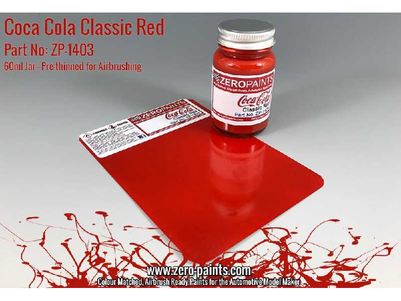 1403 - Coca Cola Classic Red Paint - zdjęcie 1