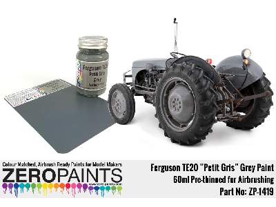 1419 - Ferguson Te20 Petit Gris Grey Paint - zdjęcie 1