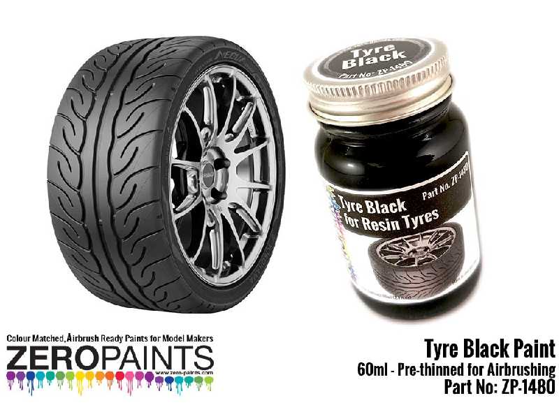 1480 - Tyre Black Paint - zdjęcie 1 1480 - Tyre Black Paint - zdjęcie 1
