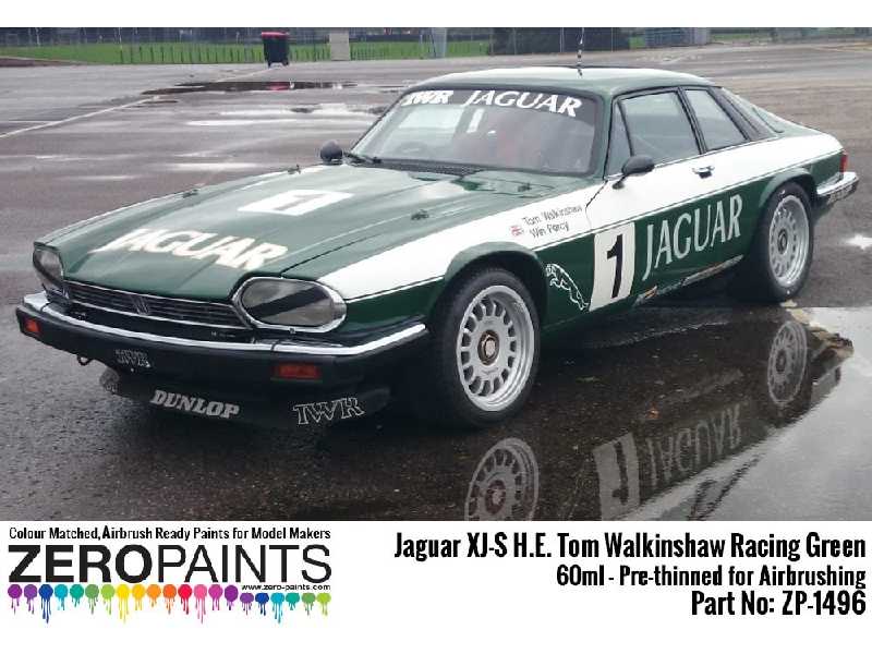1496 - Jaguar Xj-s H.E. Tom Walkinshaw Racing Green Paint - zdjęcie 1 1496 - Jaguar Xj-s H.E. Tom Walkinshaw Racing Green Paint - zdjęcie 1