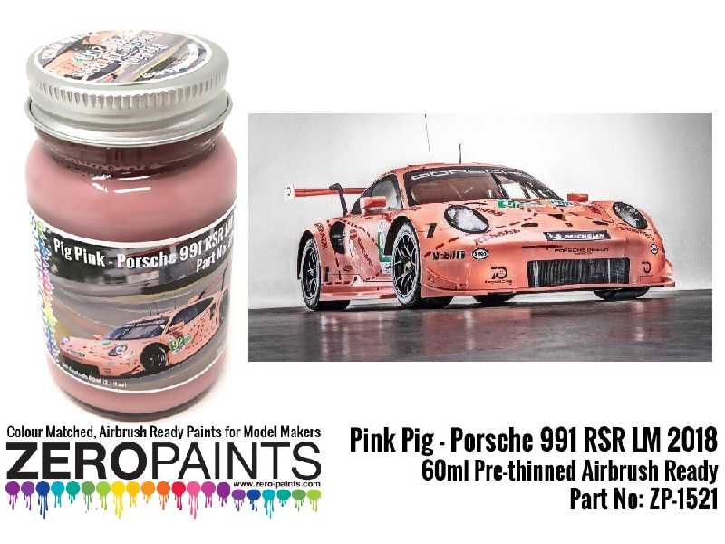 1521 - Pink Pig Porsche 991 Rsr Lm 2018 - zdjęcie 1