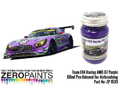 1533 - Team Eva Racing Amg Gt Purple Paint - zdjęcie 1