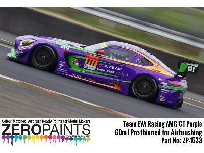 1533 - Team Eva Racing Amg Gt Purple Paint - zdjęcie 2