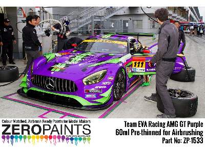 1533 - Team Eva Racing Amg Gt Purple Paint - zdjęcie 3