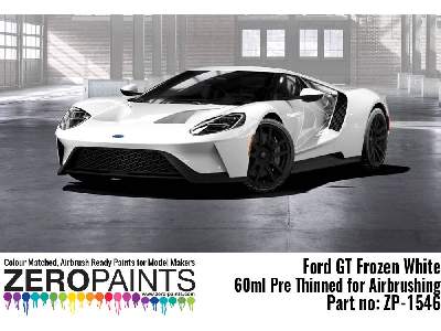 1546 - Ford Gt Frozen White Paint - zdjęcie 1