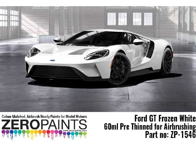 1546 - Ford Gt Frozen White Paint - zdjęcie 1