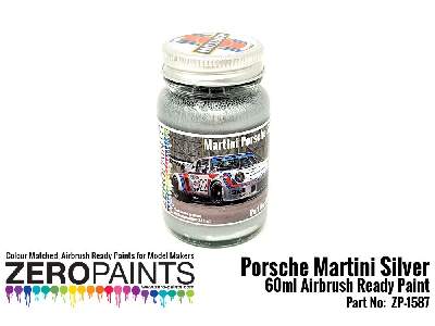 1587 - Porsche 911 Martini Silver Paint - zdjęcie 3