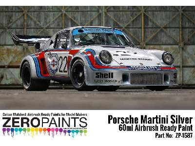 1587 - Porsche 911 Martini Silver Paint - zdjęcie 4