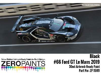 1589 - #66 Ford Gt Le Mans Black Paint - zdjęcie 2