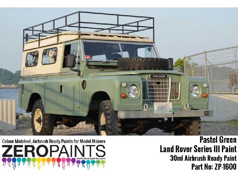 1600hcd - Land Rover Series Iii Pastel Green - zdjęcie 1 1600hcd - Land Rover Series Iii Pastel Green - zdjęcie 1